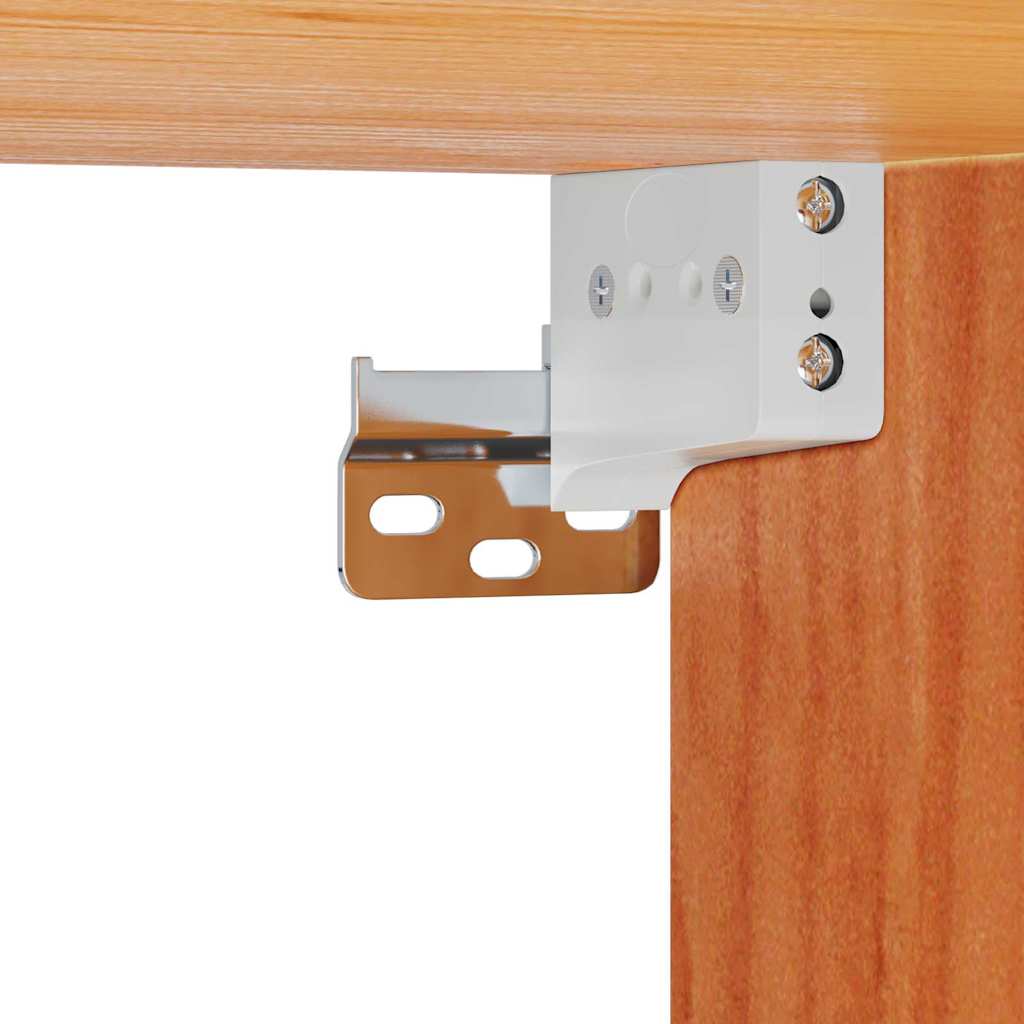 Noćni ormarić s ladicama 2 pcs Vosak smeđa 38 x 36 x 29,5 cm