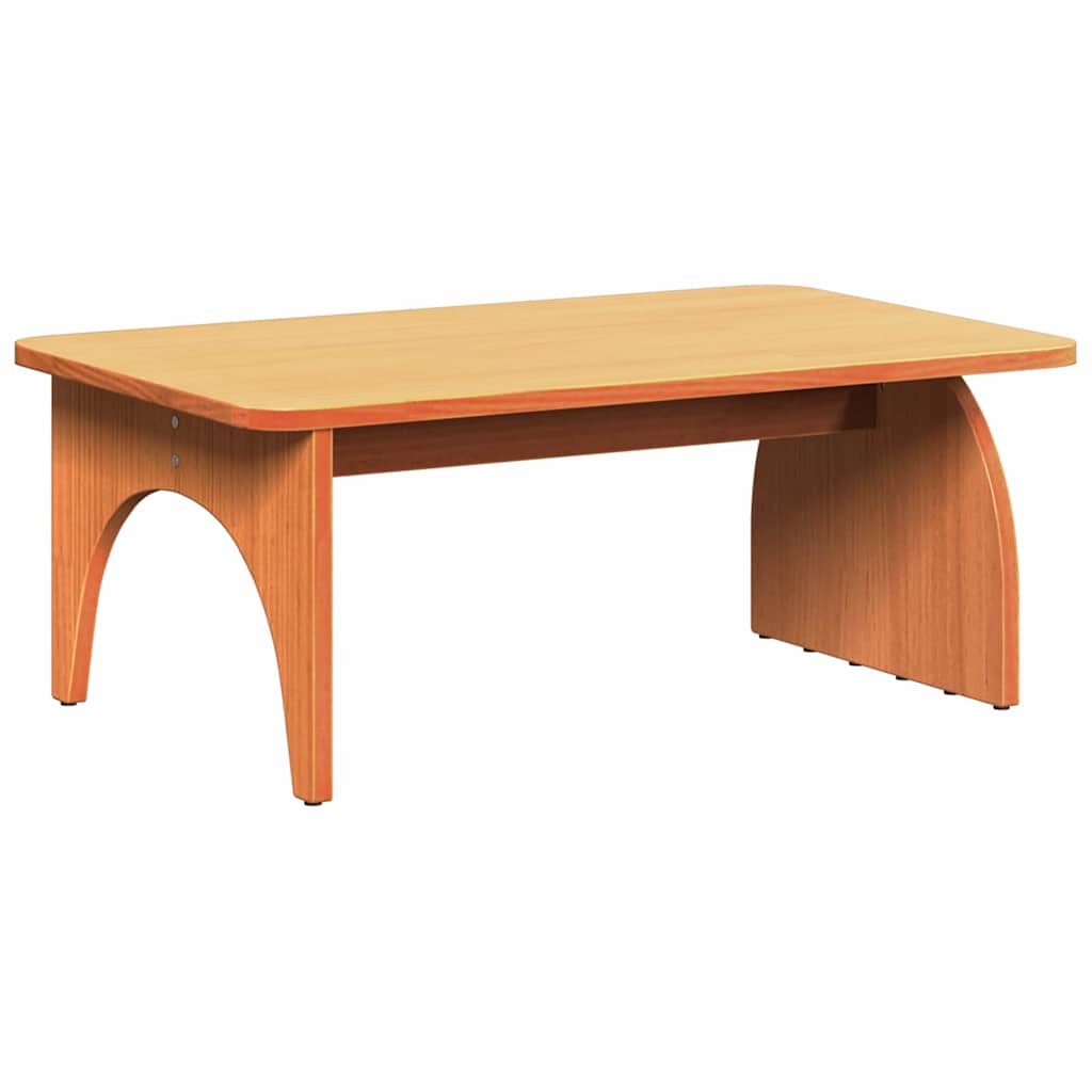 Kava Stol Vosak smeđa 80 x 50 x 31 cm Masivna borovina