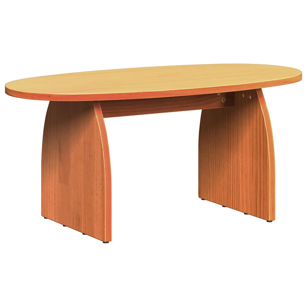 Kava Stol Vosak smeđa 80 x 40 x 35 cm Čvrsto borovo drvo