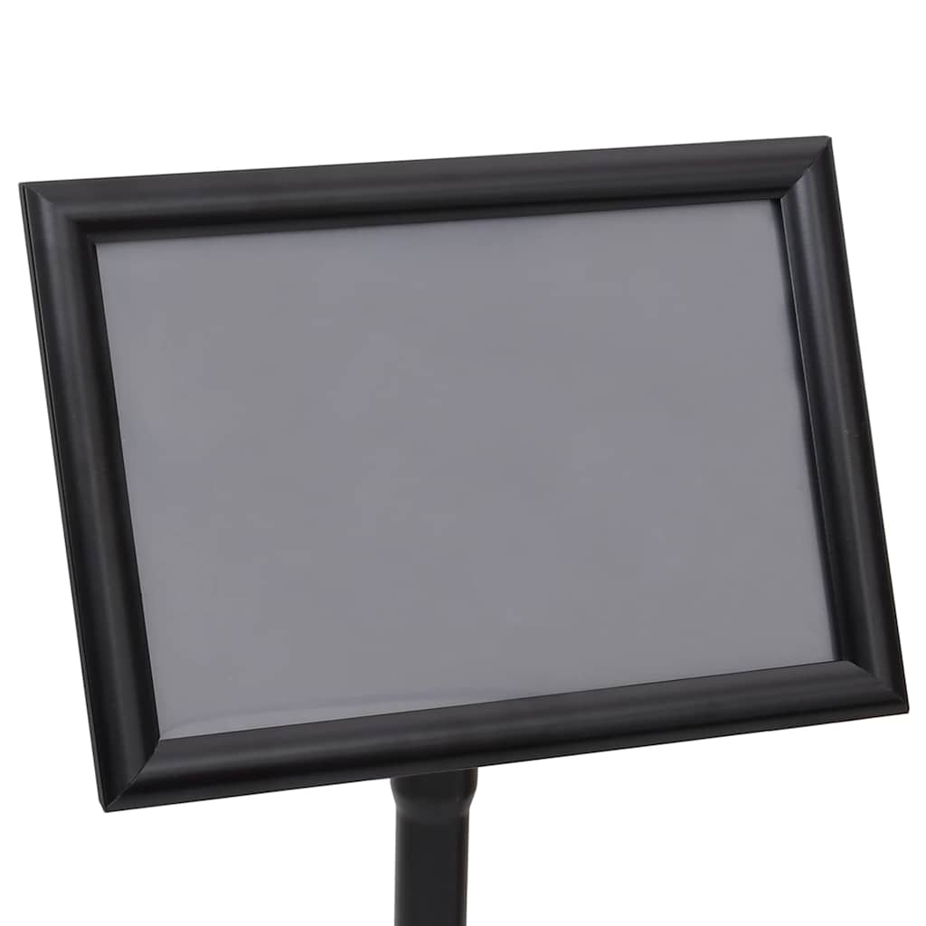 Stalci za plakate 2 pcs Crna 45 x 32,7 x 108 cm Aluminij