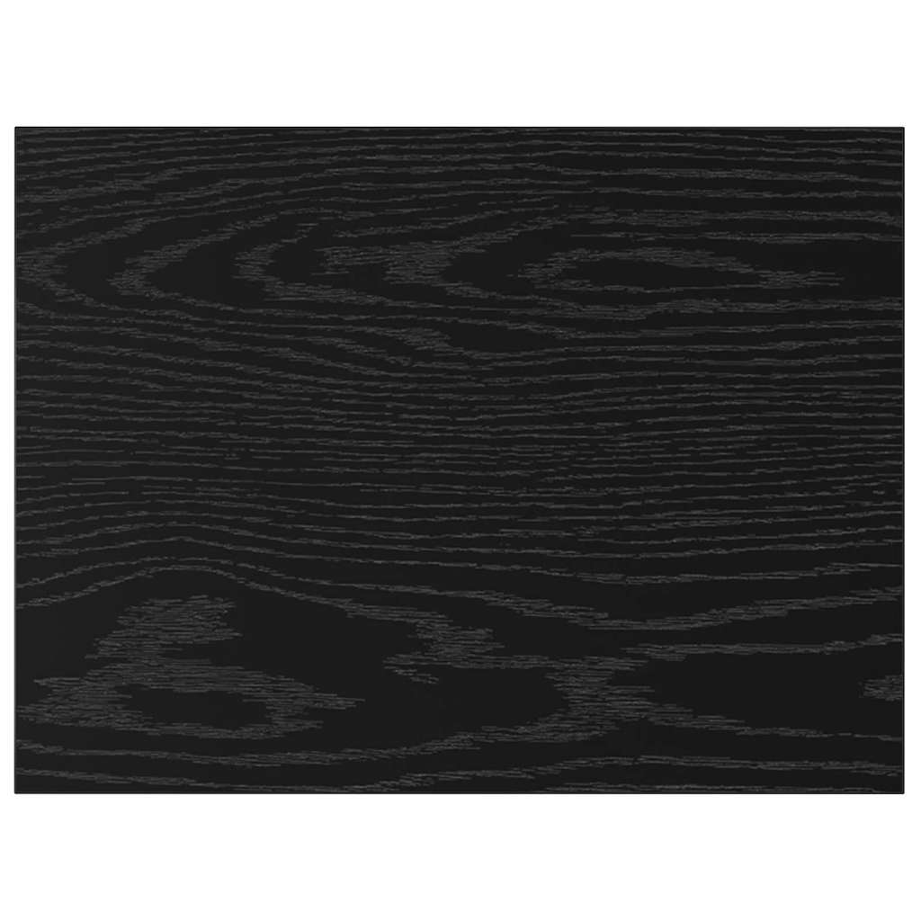 Police za knjige 4 pcs Crna 40 x 30 x 1,5 cm Konstruirano drvo