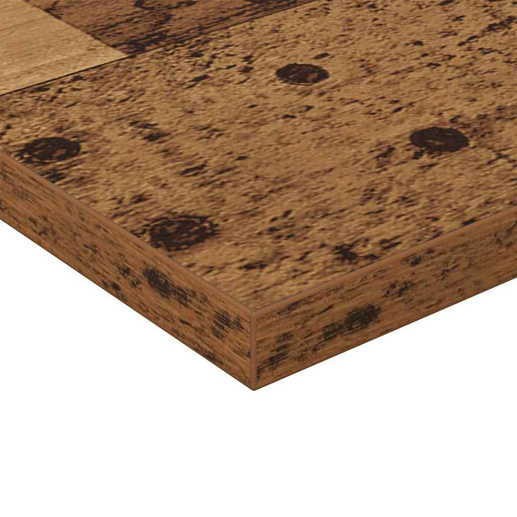 Police za knjige 4 pcs Smeđa 60 x 40 x 1,5 cm Konstruirano drvo