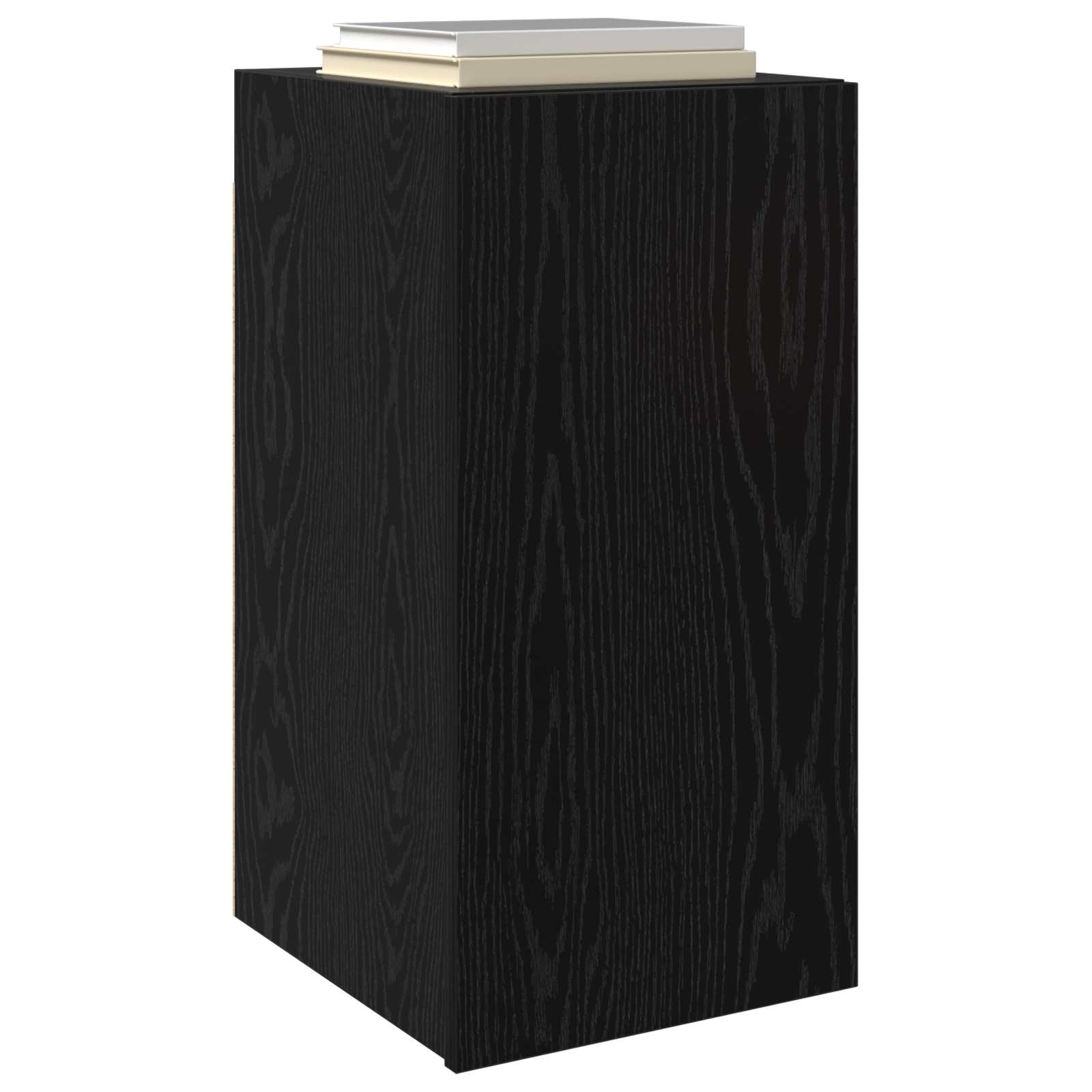 TV Kabinet za Zid Zidne Crni hrast 30,5 x 30 x 60 cm