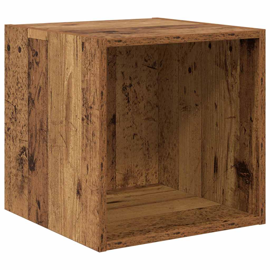 Ormar za Zid 2 pcs Staro drvo 37 x 37 x 37 cm Konstruirano drvo