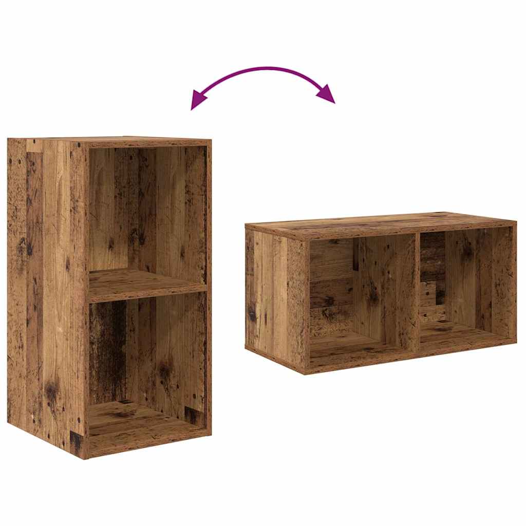 Set TV komoda Staro drvo 37 x 37 x 72 cm Konstruirano drvo