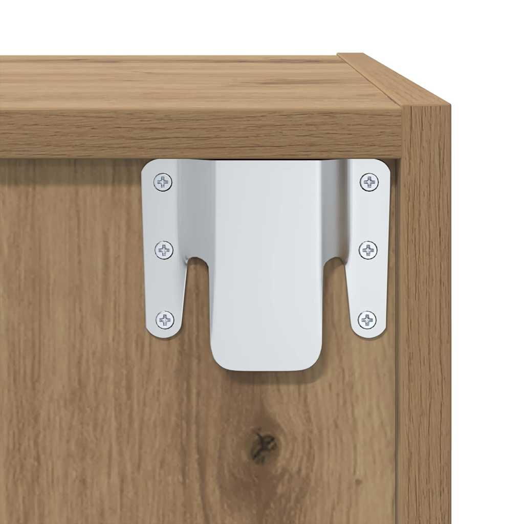 Set TV komoda Zidne Umjetnički hrast 37 x 37 x 142,5 cm