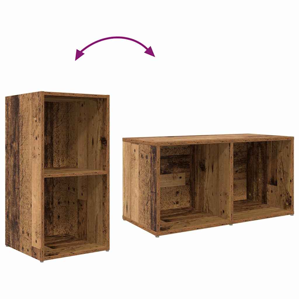 Set TV komoda Zidne Smeđa 72 x 35 x 37 cm Konstruirano drvo