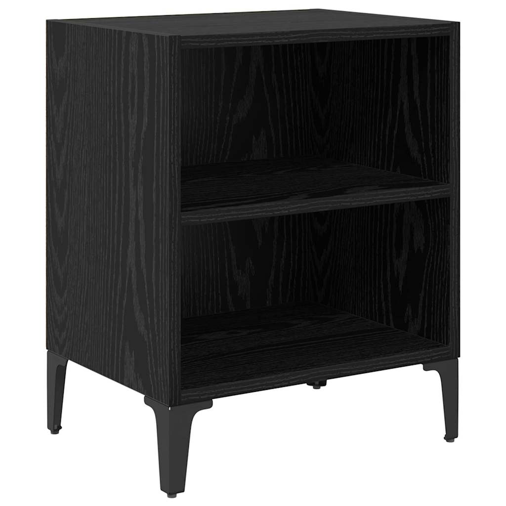 Noćni ormar 2 pcs Crni hrast 40 x 30 x 50 cm Konstruirano drvo
