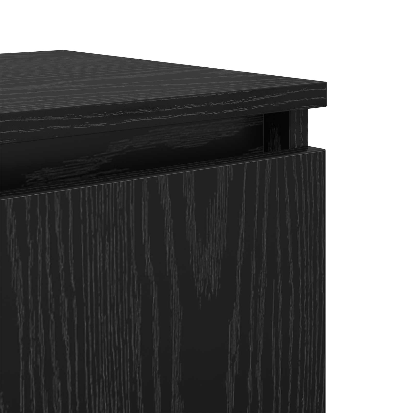 Noćni ormar Crni hrast 40 x 30 x 50 cm Konstruirano drvo
