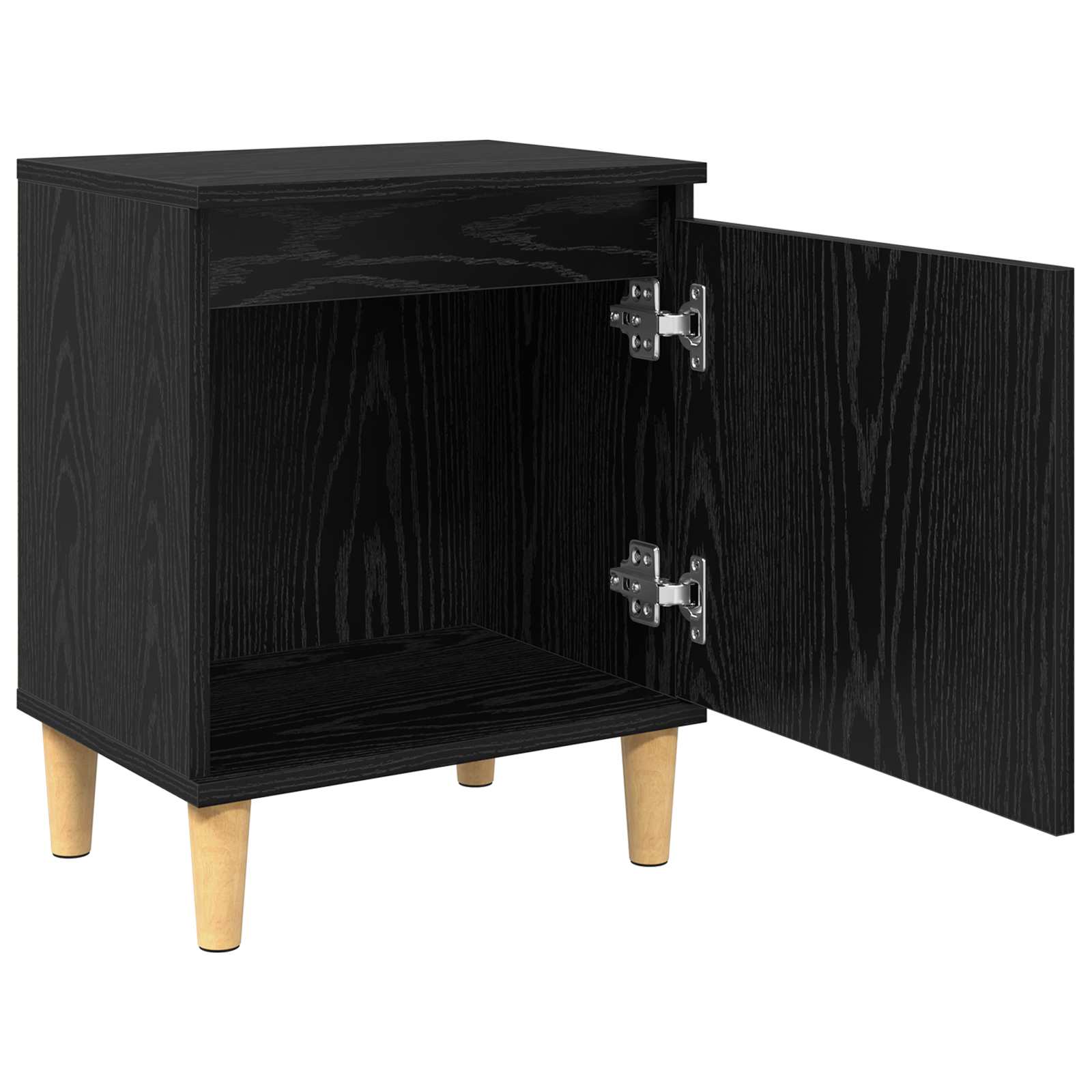 Noćni ormar Crni hrast 40 x 30 x 50 cm Konstruirano drvo