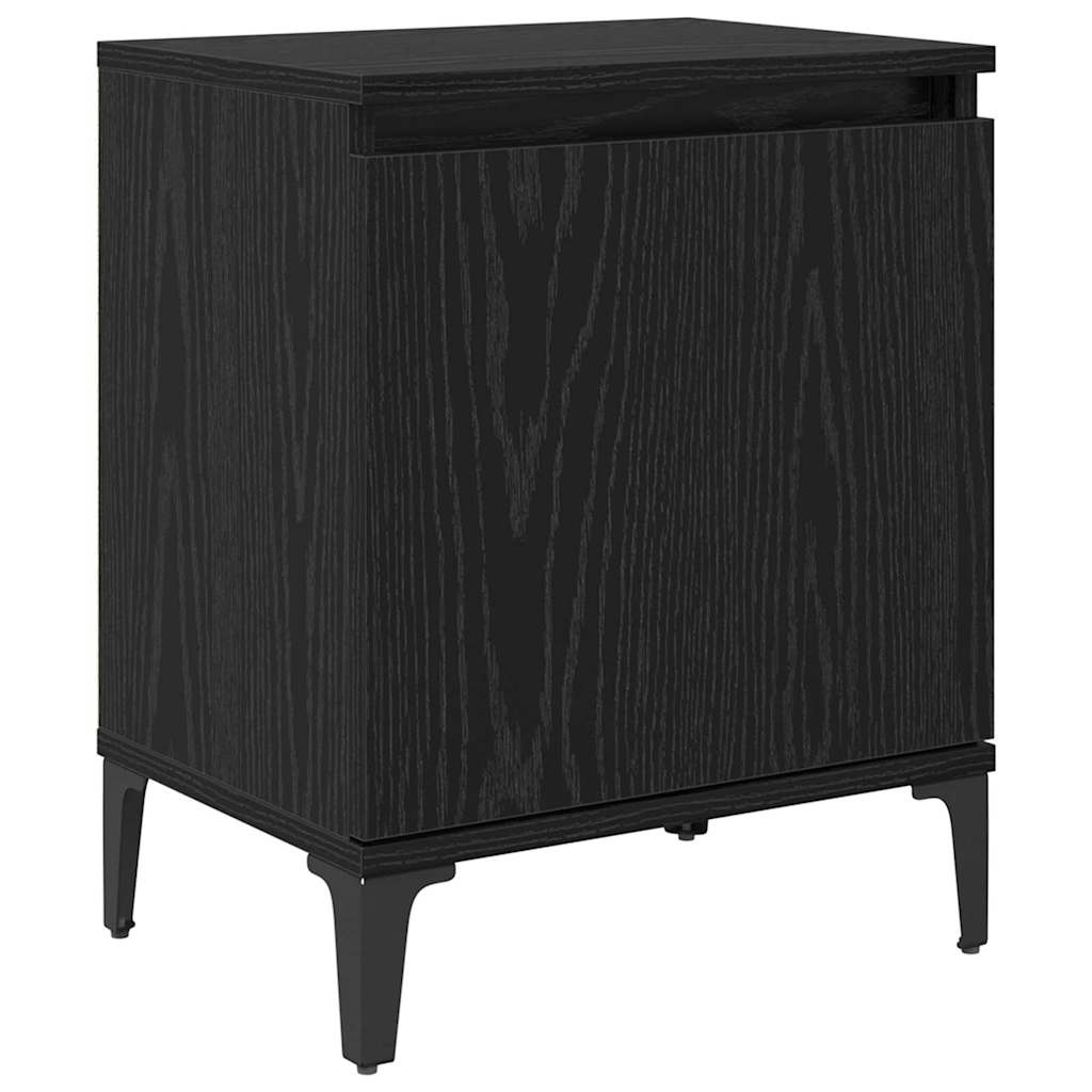Noćni ormar Crni hrast 40 x 30 x 50 cm Konstruirano drvo