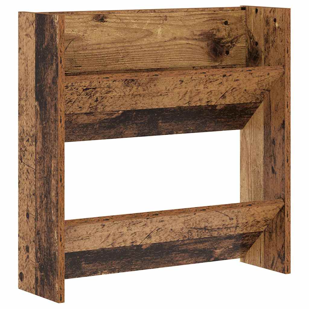 Ormar za cipele s policom 2 pcs Staro drvo 60 x 18 x 60 cm