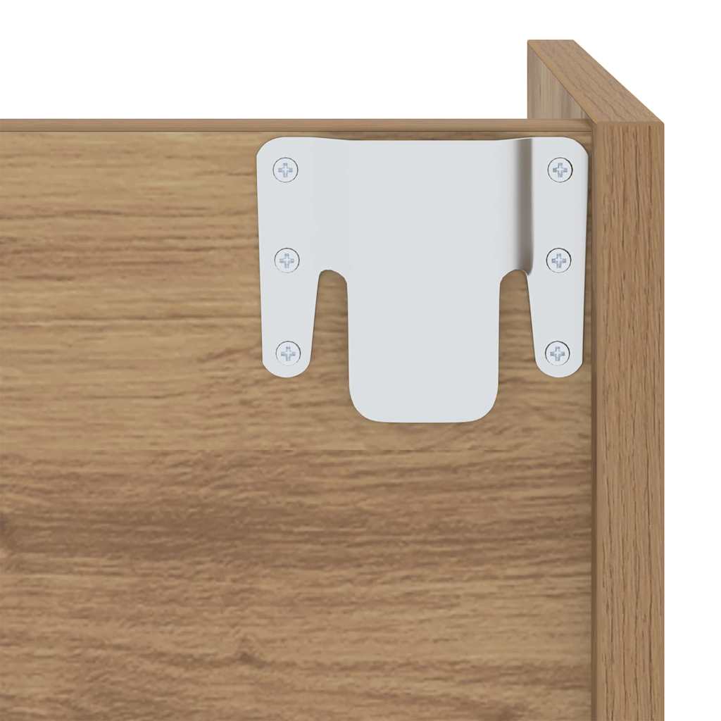Ormar za cipele Zidne 2 pcs Umjetnički hrast 60 x 18 x 60 cm