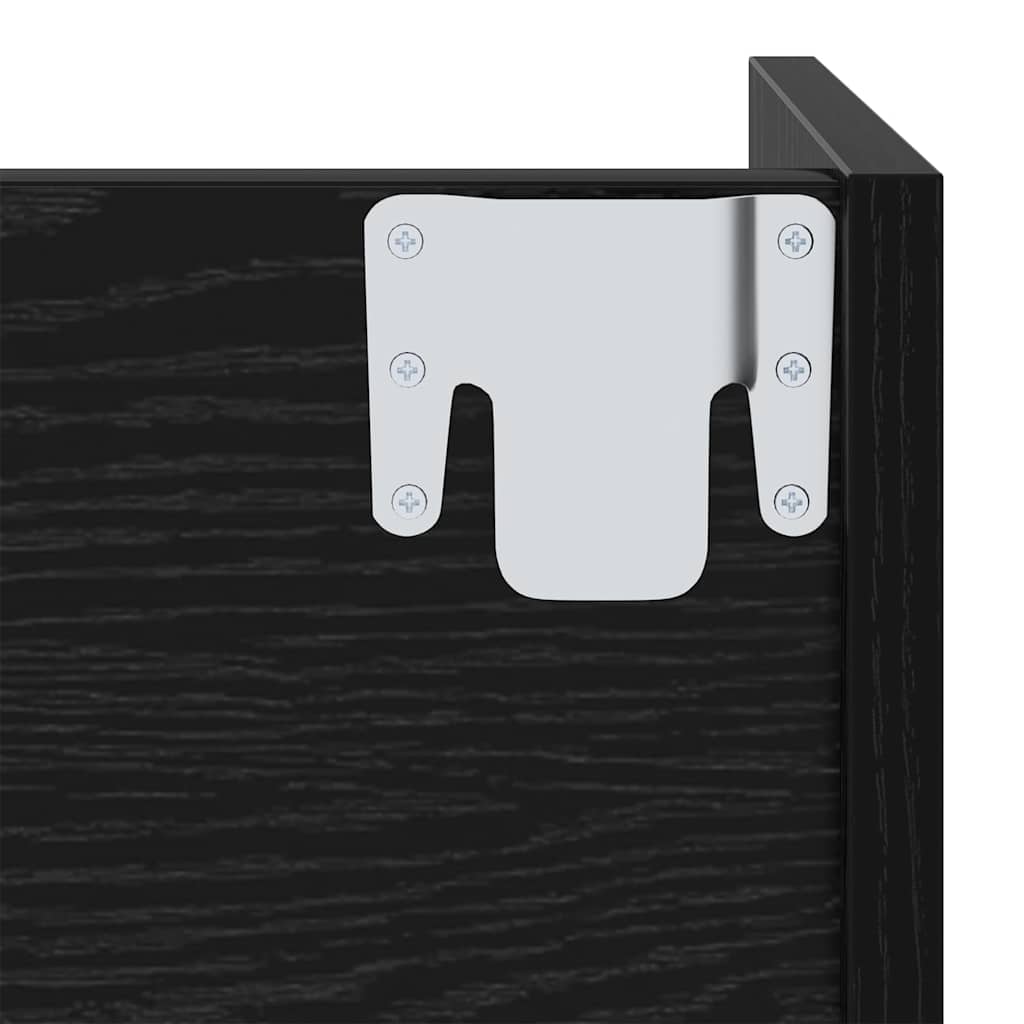 Ormar za cipele s policom 2 pcs Crni hrast 60 x 18 x 60 cm