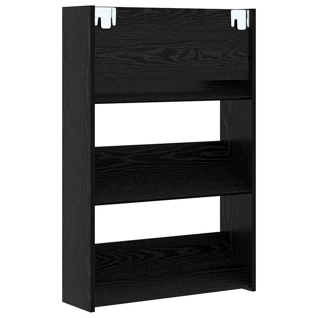 Ormar za cipele Crni hrast 60 x 18 x 90 cm Konstruirano drvo