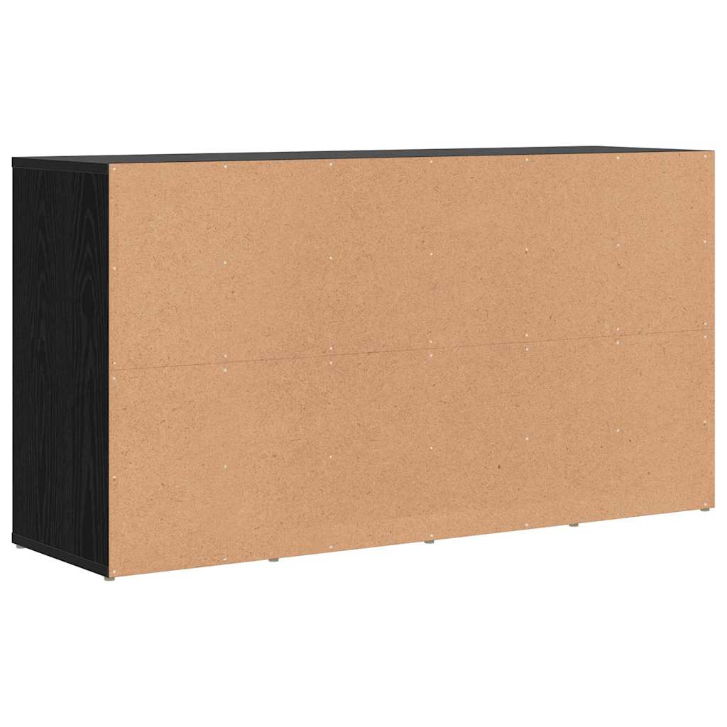 Klupa za cipele Crni hrast 103 x 30 x 54,5 cm Konstruirano drvo