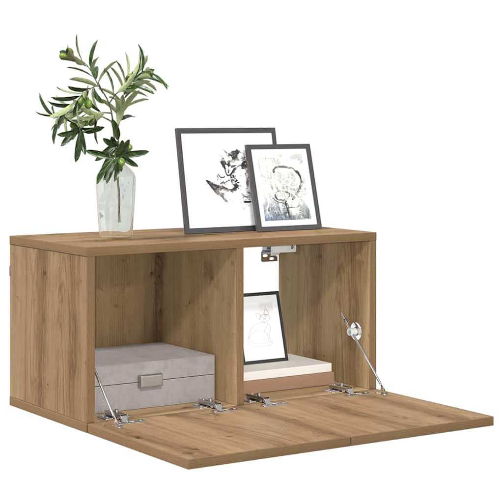 Set TV komoda Zidne Smeđa 60 x 30 x 30 cm Konstruirano drvo