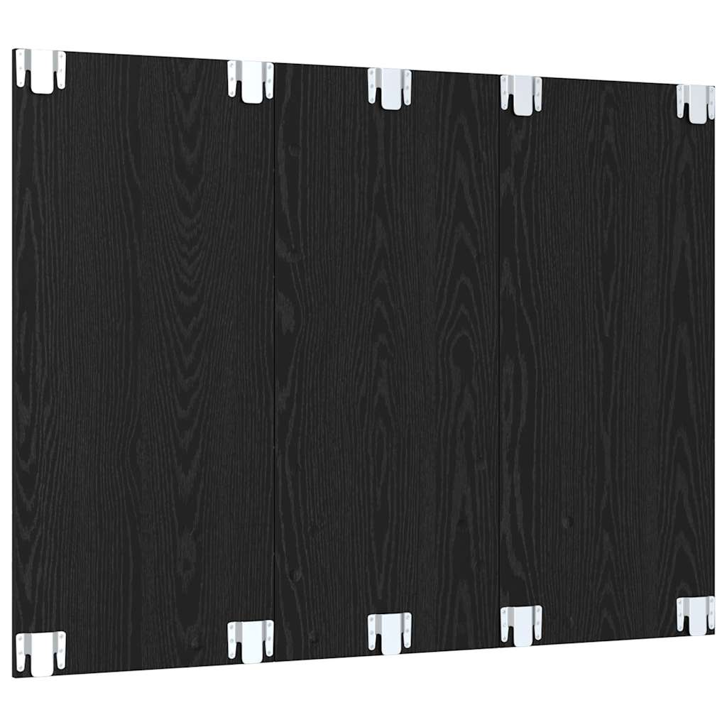 Set TV komoda Crni hrast 120 x 23,5 x 90 cm Konstruirano drvo