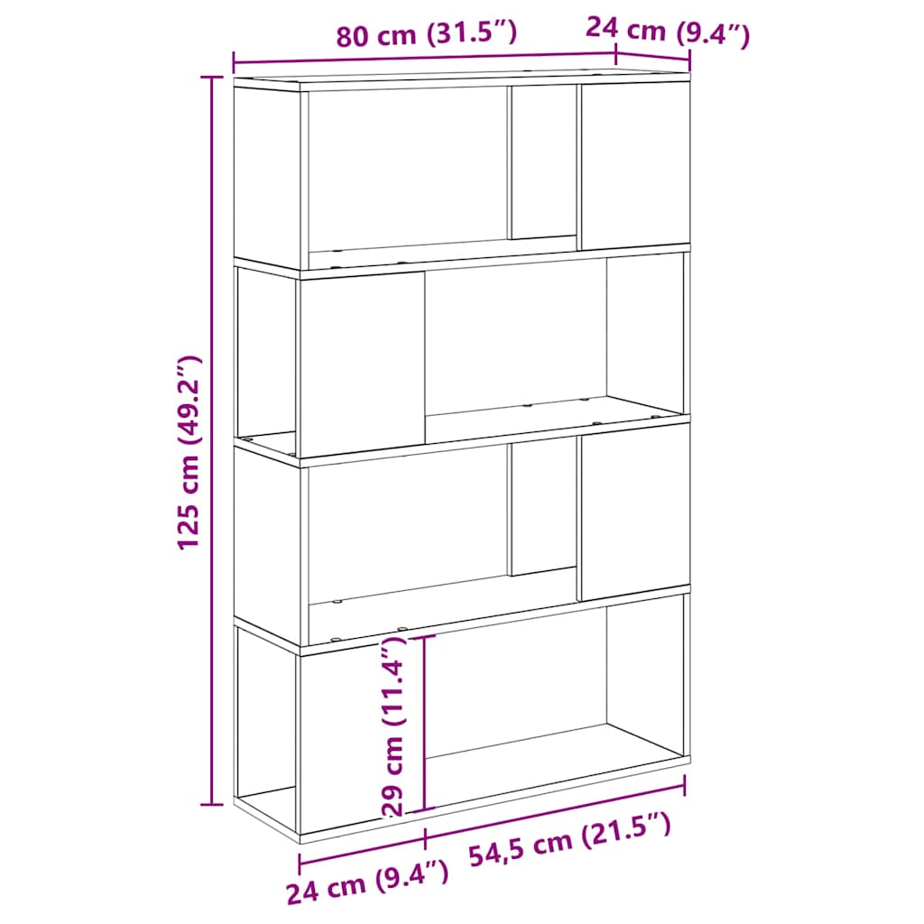 Set TV komoda Zidne Crna 80 x 24 x 125 cm Konstruirano drvo