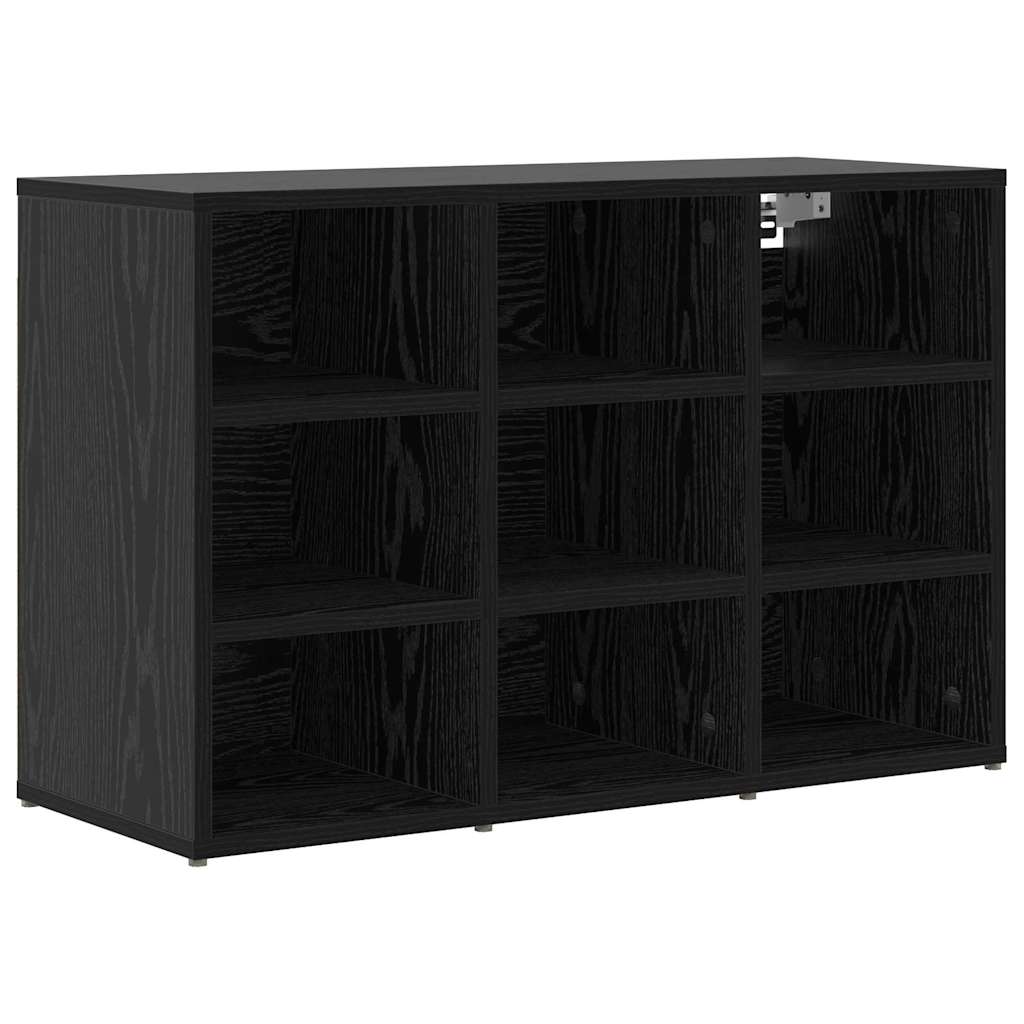 Ormar za cipele Crni hrast 77,5 x 30 x 51 cm Konstruirano drvo