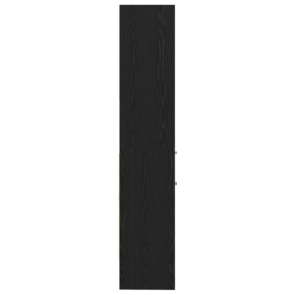 Ormarić za knjige Crni hrast 40 x 35 x 180 cm Konstruirano drvo