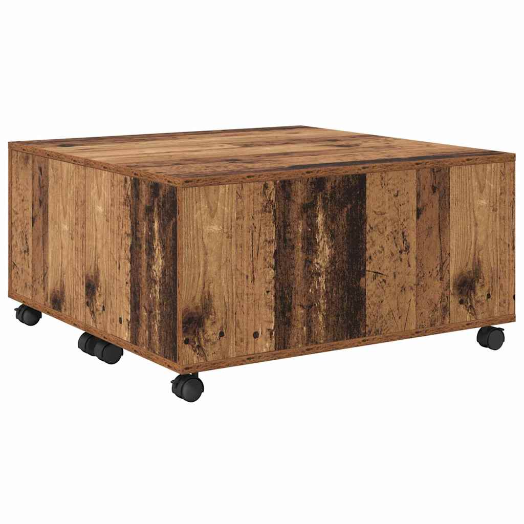 Kava Stol Staro drvo 75 x 75 x 38 cm Konstruirano drvo