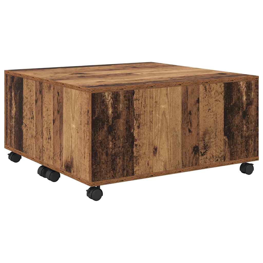 Kava Stol Staro drvo 75 x 75 x 38 cm Konstruirano drvo