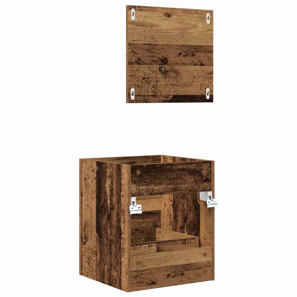 Set namještaja za kupaonicu s ladicama Smeđa 41 x 38,5 x 48 cm