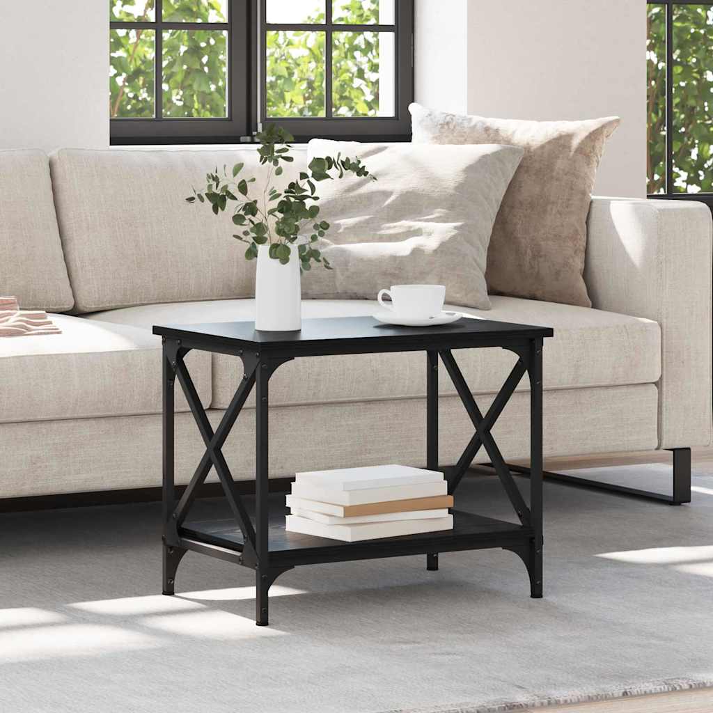 Bocni stol Crni hrast 55 x 38 x 45 cm Konstruirano drvo