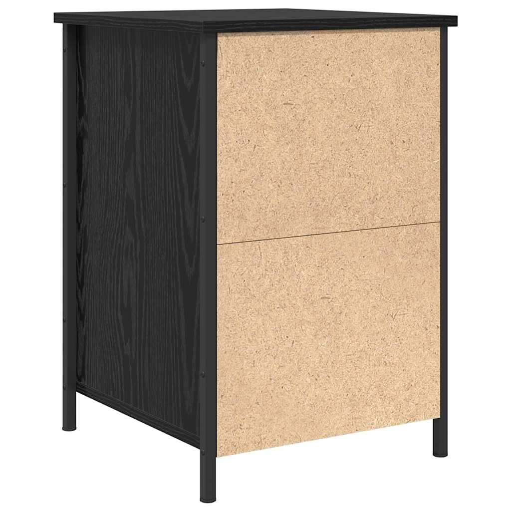 Noćni ormar 2 pcs Crni hrast 40 x 42 x 60 cm Konstruirano drvo