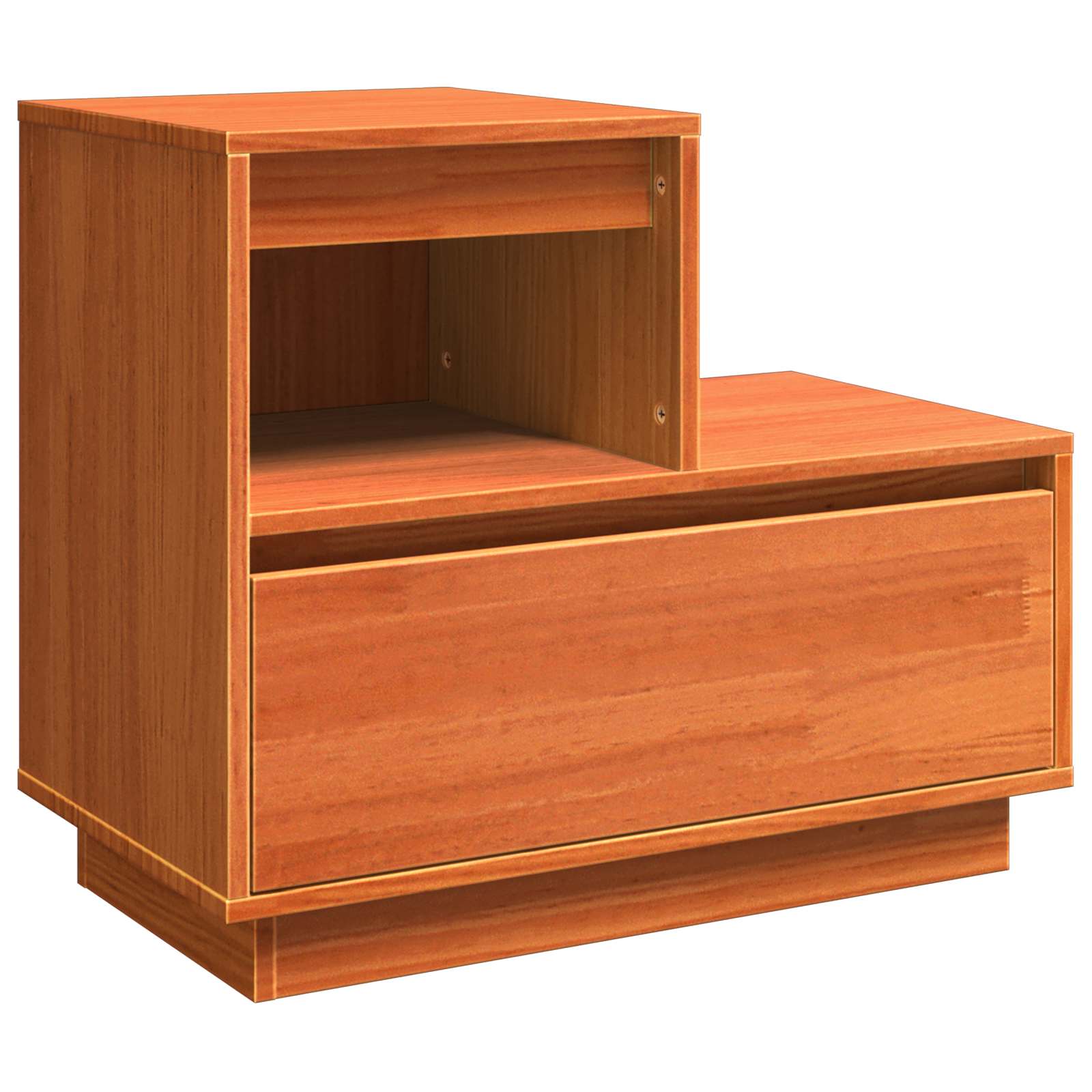 Noćni ormar 2 pcs Vosak smeđa 60 x 34 x 51 cm Konstruirano drvo
