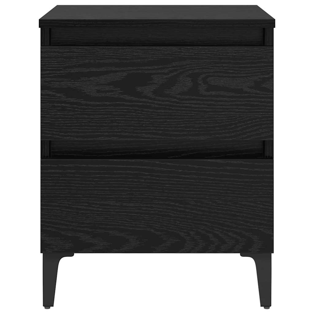 Noćni ormar Crni hrast 40 x 35 x 50 cm Konstruirano drvo