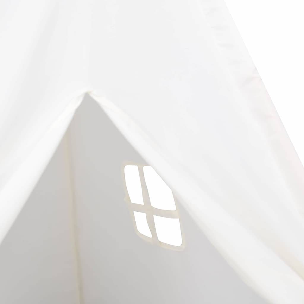 Teepee šator Bijelo 120 x 120 x 150 cm Tkanina i plastika