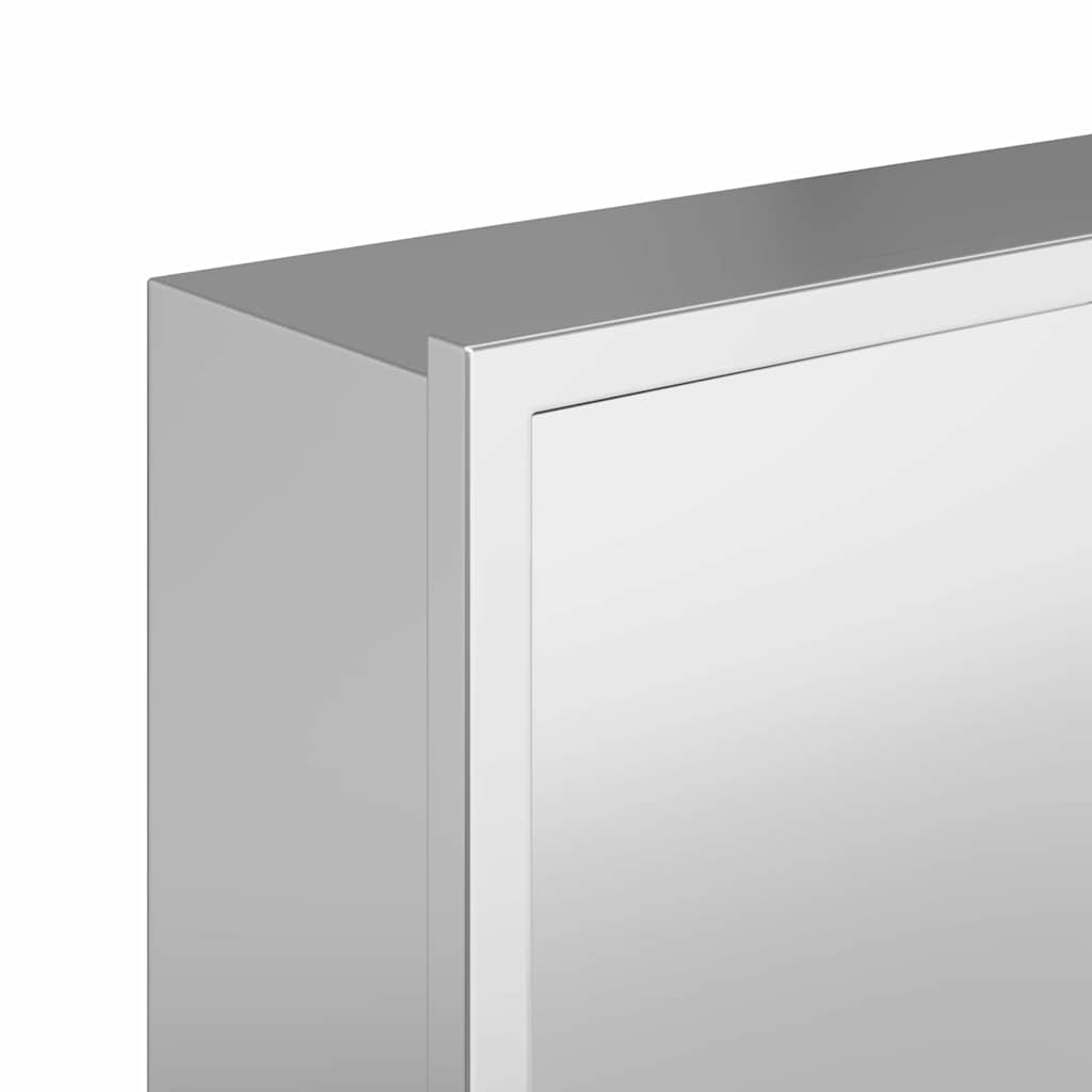 Ničica za tuš Srebrno 90 x 20 x 9,5 cm Nehrđajući čelik