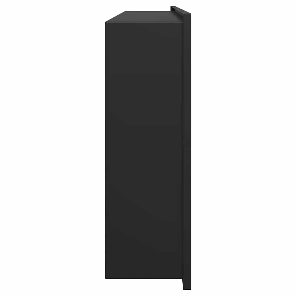 Ničica za tuš Crna 75 x 30 x 9,5 cm Nehrđajući čelik