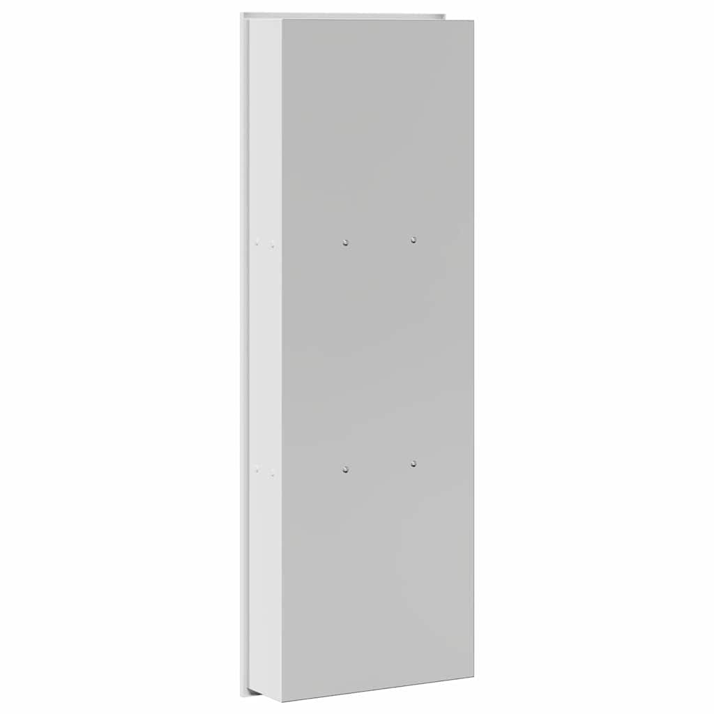 Ničica za tuš Bijeli 90 x 30 x 9,5 cm Nehrđajući čelik