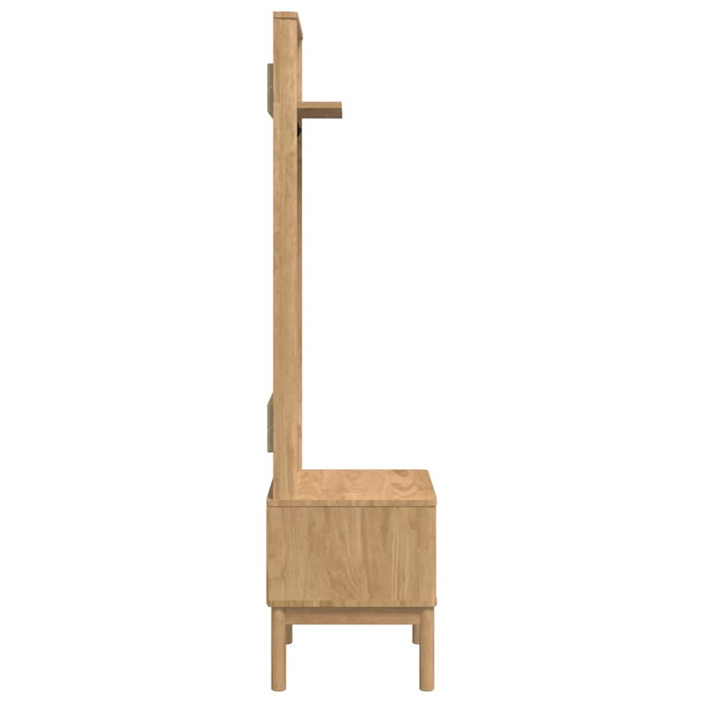 Ormar za hodnik s policom FLORO Vosak smeđa 50 x 40 x 158 cm