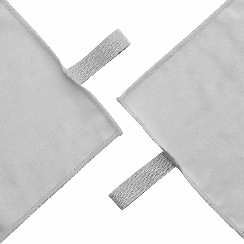 Set sportskih ručnika 3 pcs Siva Polyester i Polyamid