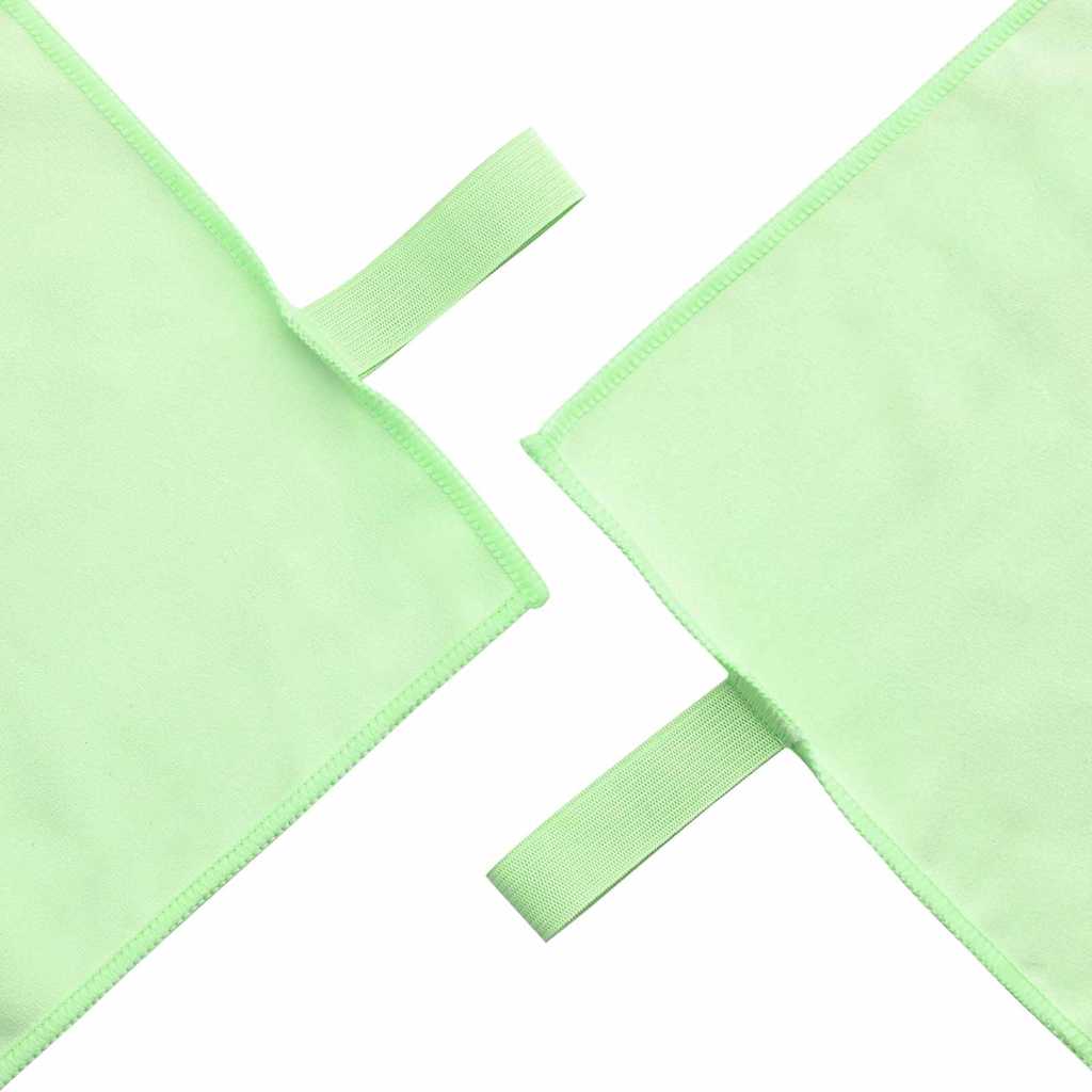 Set sportskih ručnika 3 pcs Zelena Polyester i Polyamid