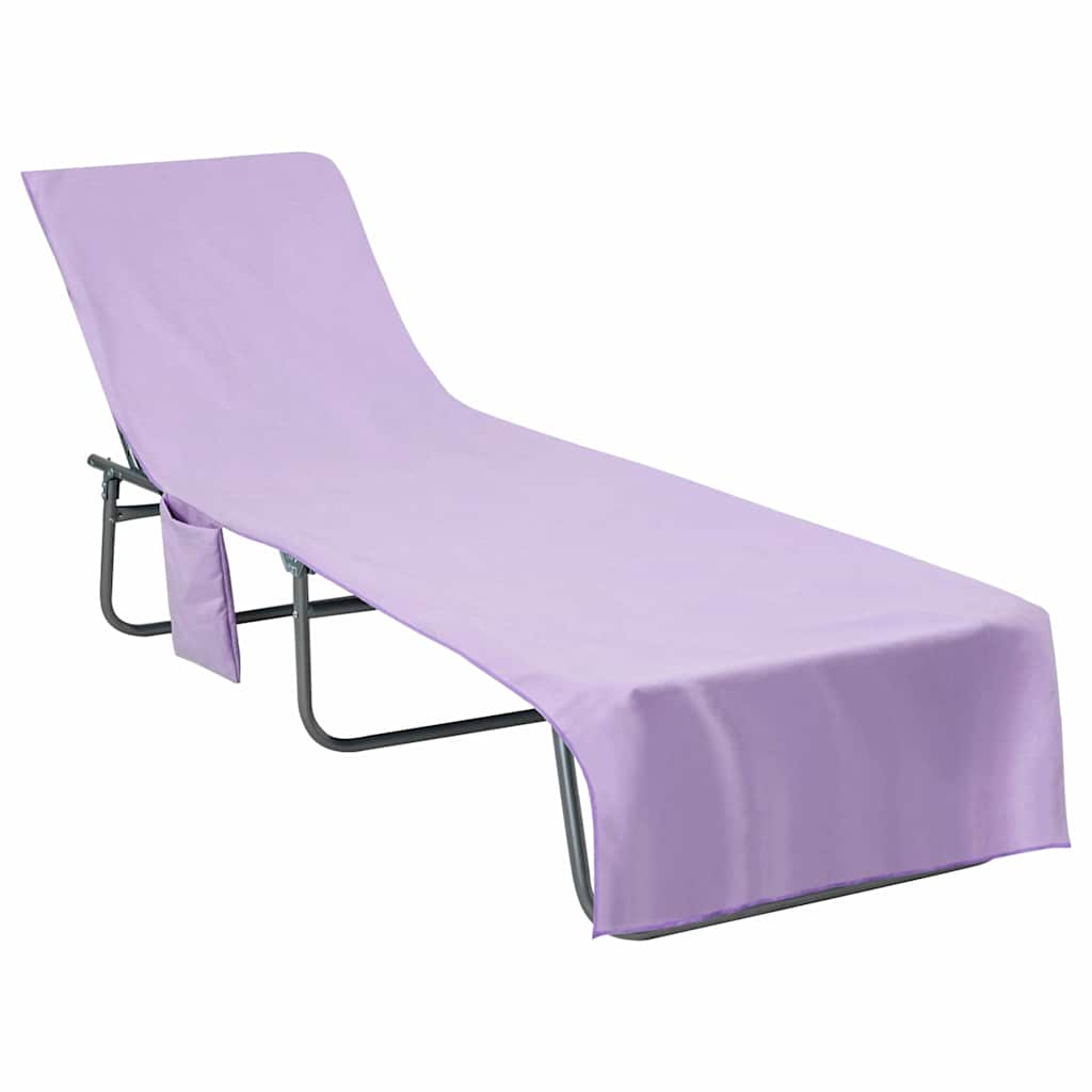 Ručnici za ležaljku 2 pcs Ljubičasta 210 x 75 cm