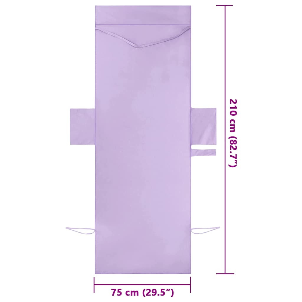 Ručnici za ležaljku 2 pcs Ljubičasta 210 x 75 cm