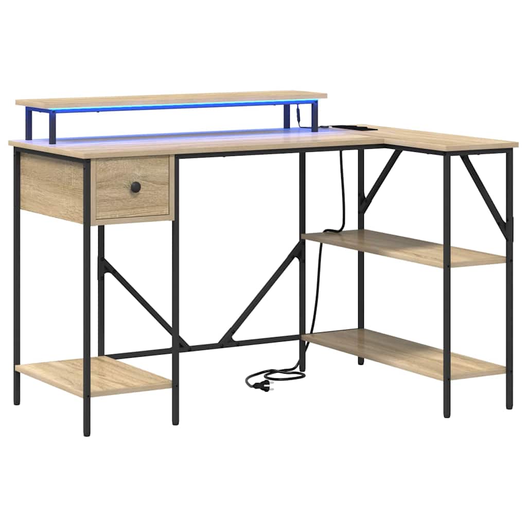 Stol Sonoma hrast 120 x 79 x 86,5 cm Konstruirano drvo