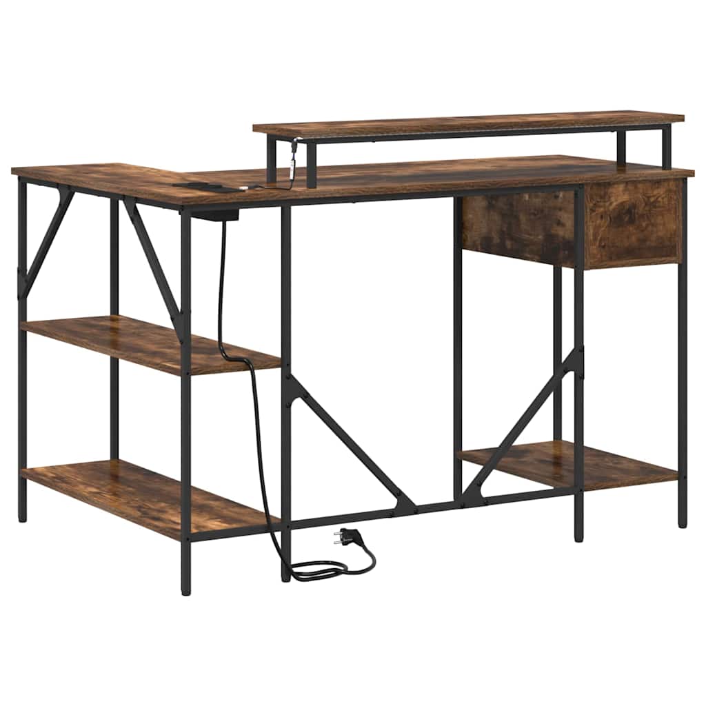 Stol Dimljeni hrast 120 x 79 x 86,5 cm Konstruirano drvo
