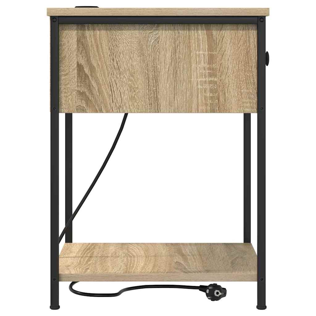 Noćni ormar s ladicama 2 pcs Sonoma hrast 42 x 41 x 56 cm