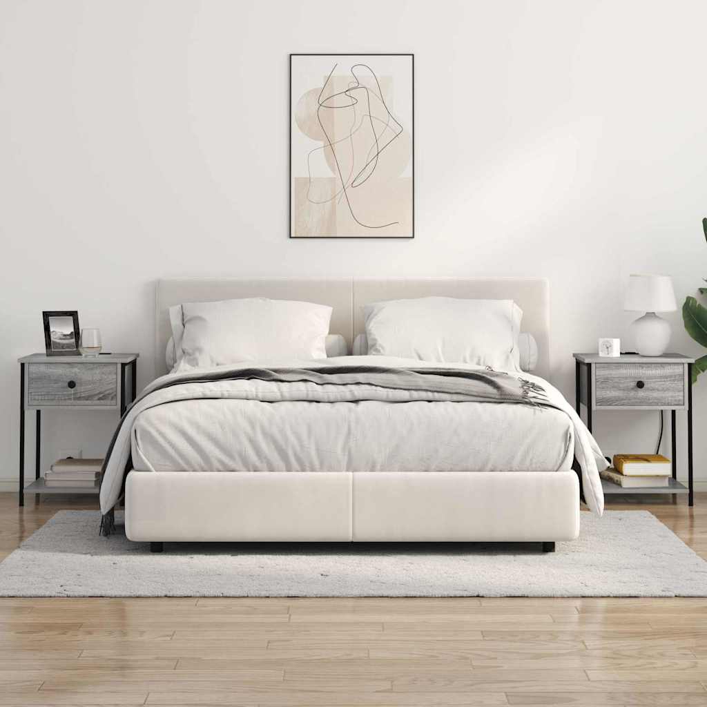 Noćni ormar Siva Sonoma 42 x 41 x 56 cm Konstruirano drvo