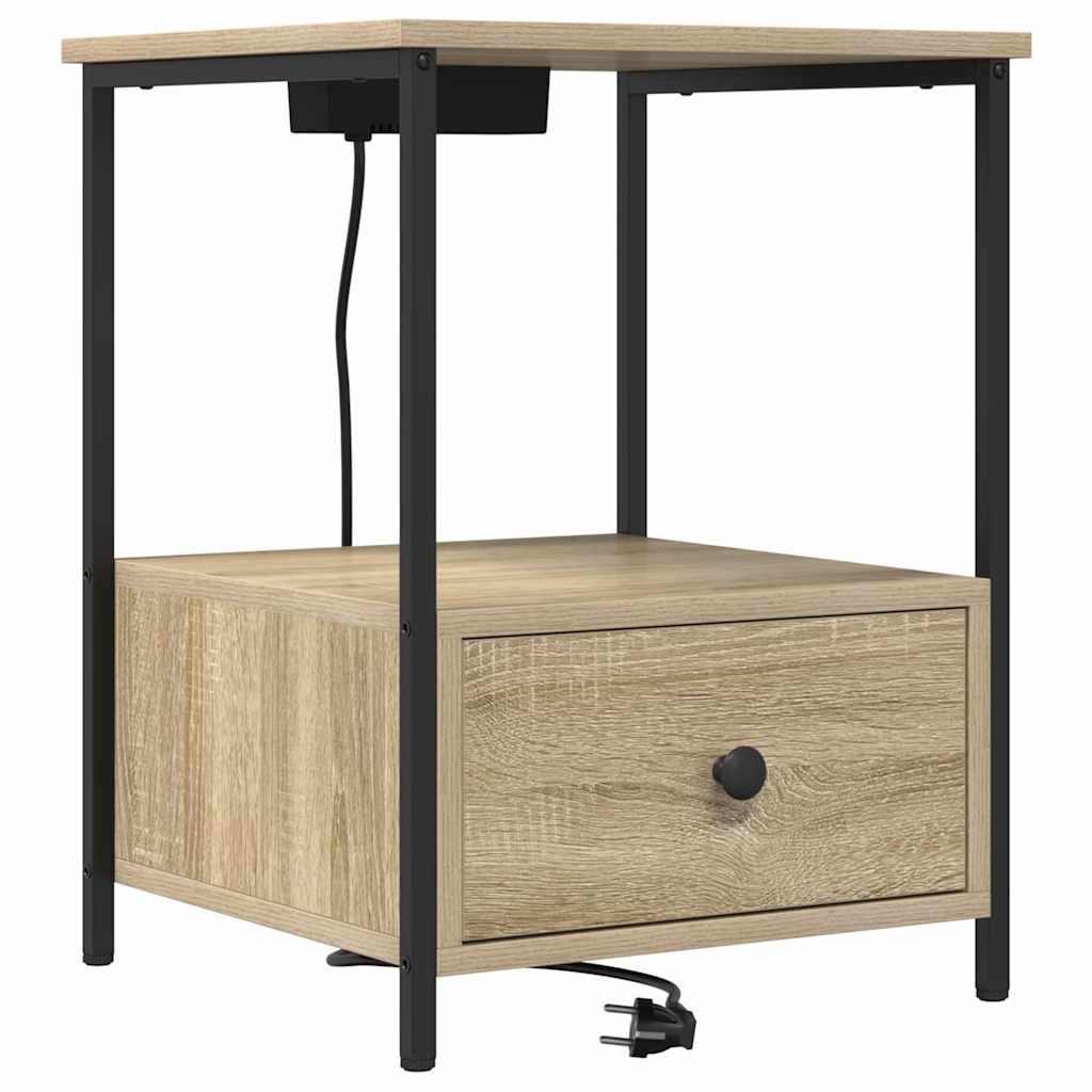 Noćni ormar Sonoma hrast 42 x 41 x 56 cm Konstruirano drvo