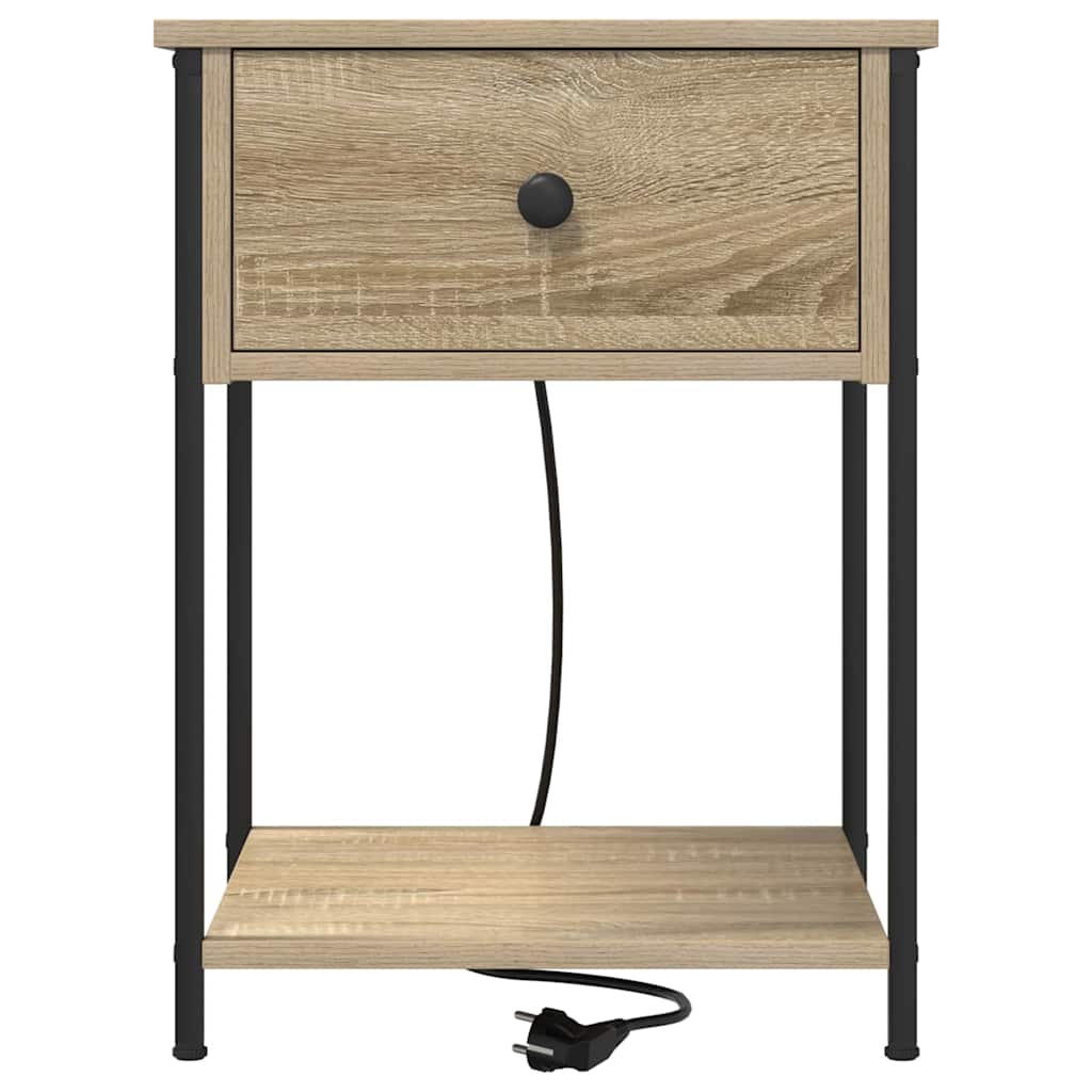 Noćni ormar s ladicama 2 pcs Sonoma hrast 42 x 41 x 56 cm