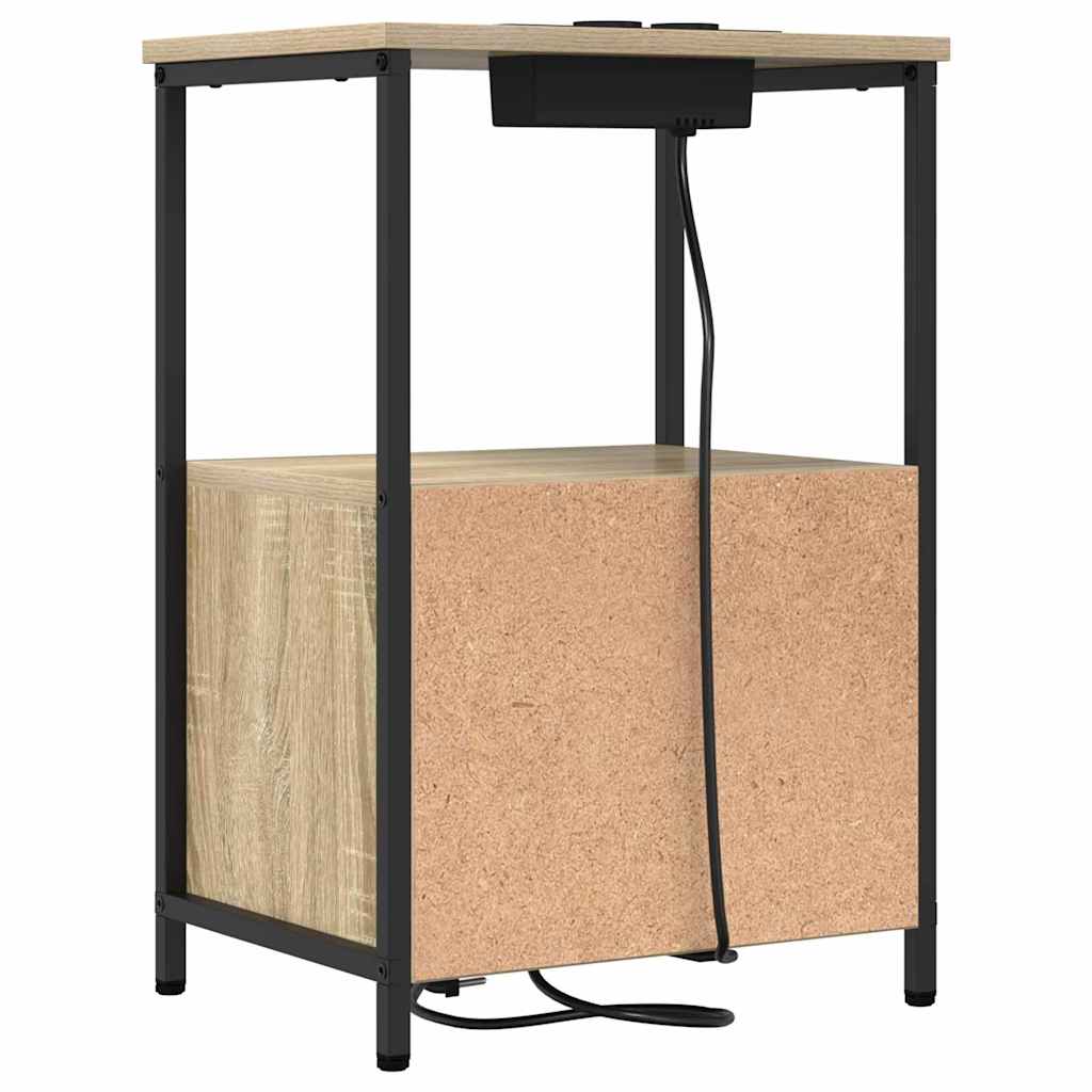 Noćni ormar Sonoma hrast 40 x 31 x 60 cm Konstruirano drvo