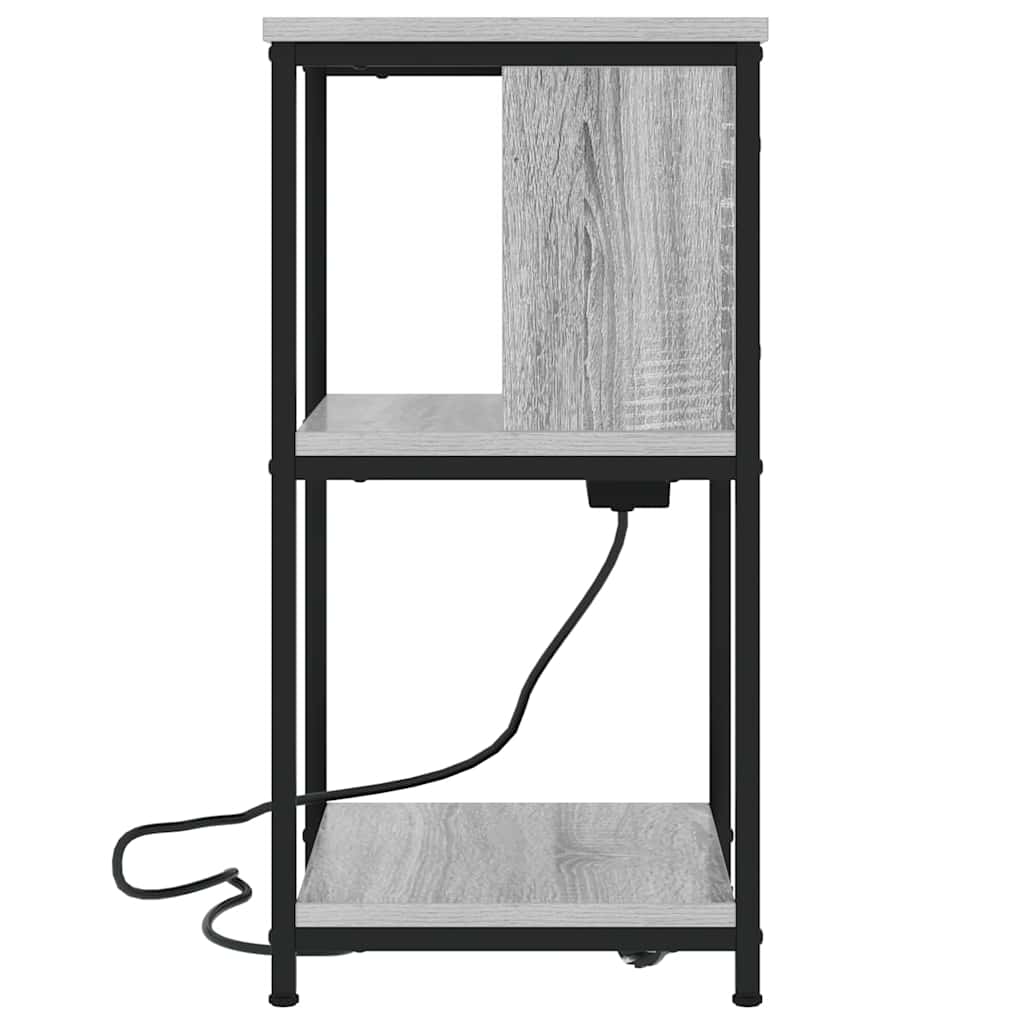 Noćni ormar Siva Sonoma 38 x 31 x 61 cm Konstruirano drvo