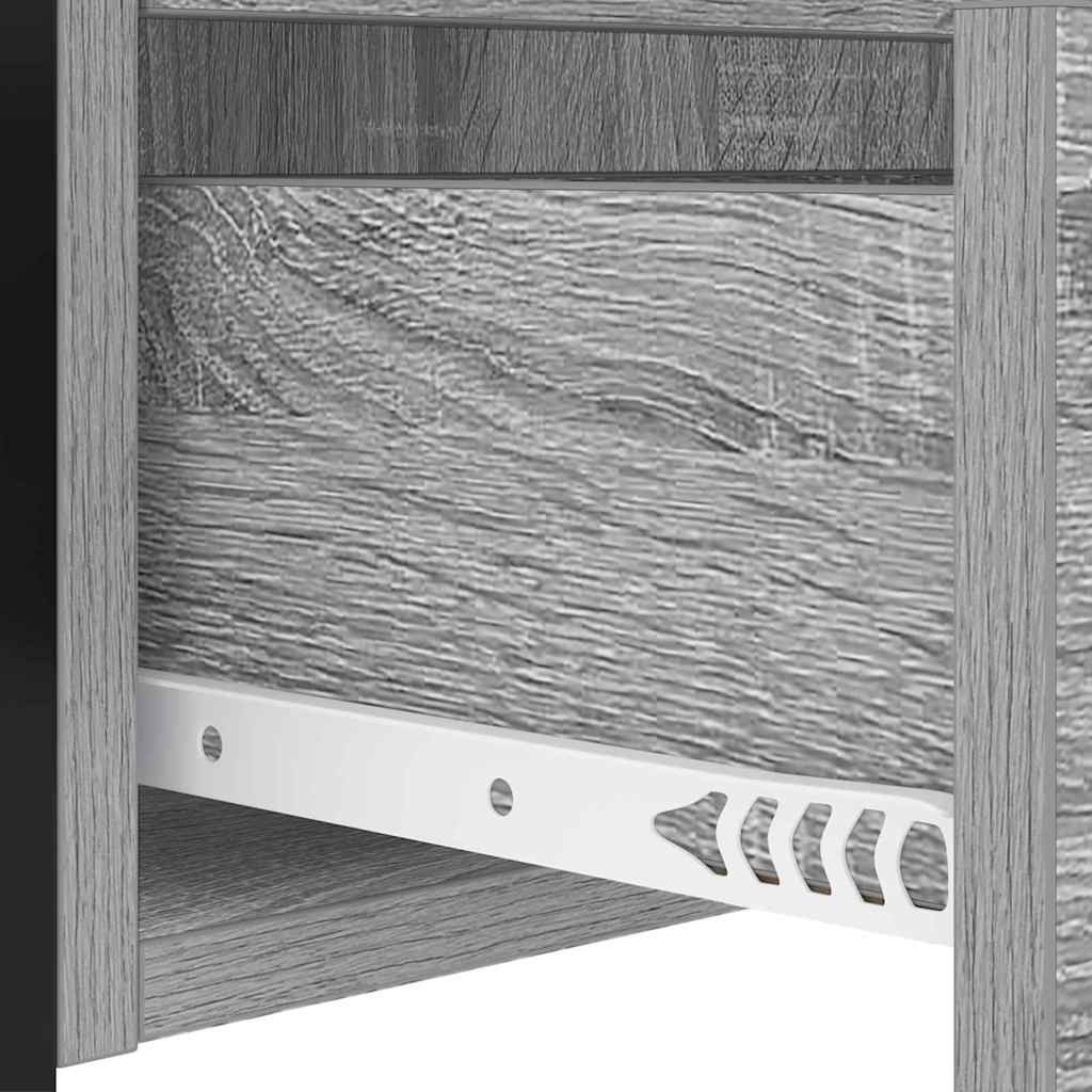 Noćni ormar Siva Sonoma 40 x 31 x 60 cm Konstruirano drvo